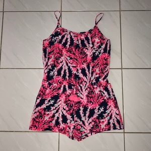 Lilly Pulitzer Aleene Romper in Beyond the Sea